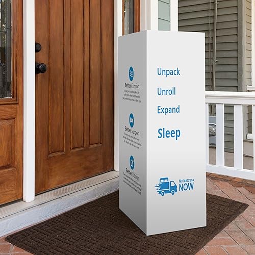 Miniatura 12 de Nautica Home - Colchón híbrido de resortes interiores de 6 pulgadas, cubierta acolchada de espuma viscoelástica, capa de espuma de látex de alta