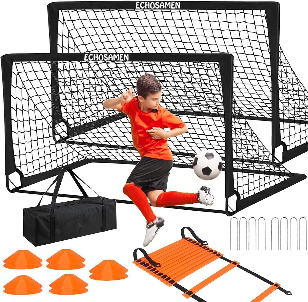 Kids Soccer Goals for Backyard 2 of 6 x 4 ft