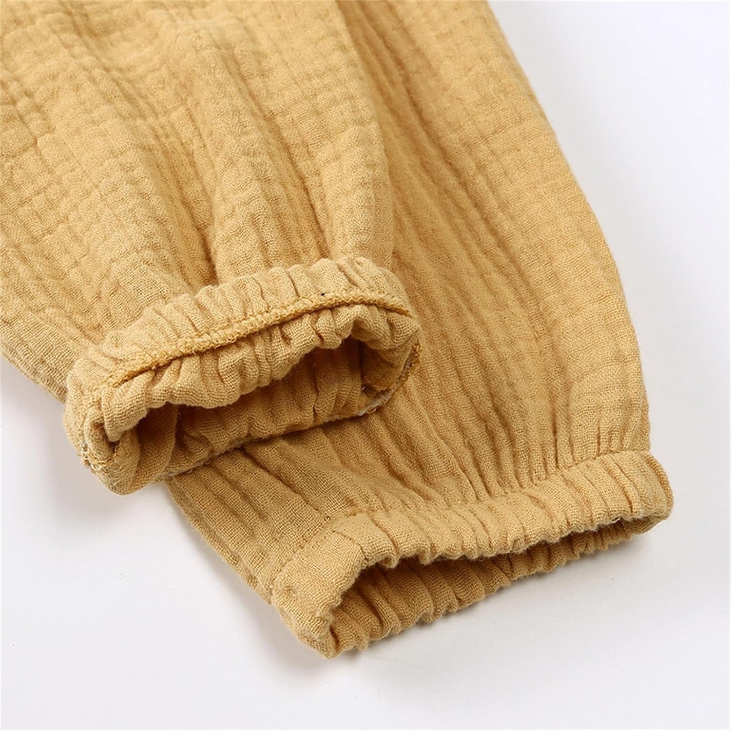 Girls Wide Leg Pants Kids Casual Lace Trim Elastic Waist Trousers with Pockets 5 to 14Y