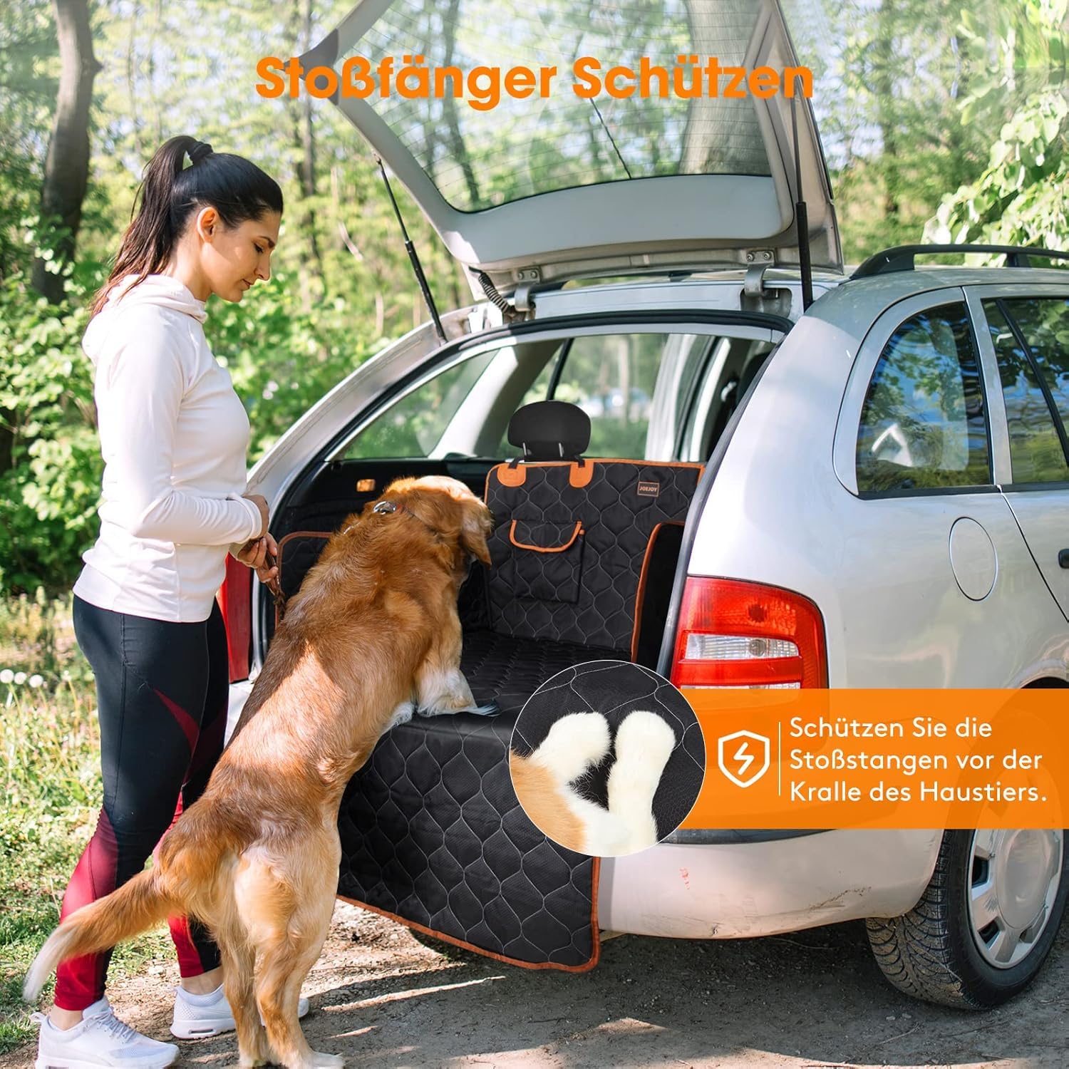 Kofferraumschutz Hund Für Kia EV3/EV3 GT-Line, Wasserdicht Kratzfest Pflegeleicht Hundedecke Auto Autozubehör,B