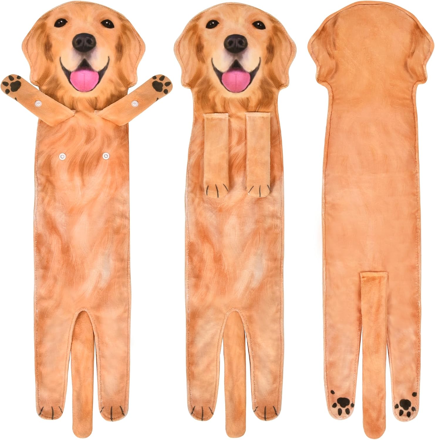 AGRIMONY Golden Retriever Dog Funny Hand Towels for Kitchen Bathroom - Dog Mom Gifts for Women Men- Easter Mothers Fathers Valentines Housewarming Unique Christmas Birthday Gifts for Animal Lovers - Image 2