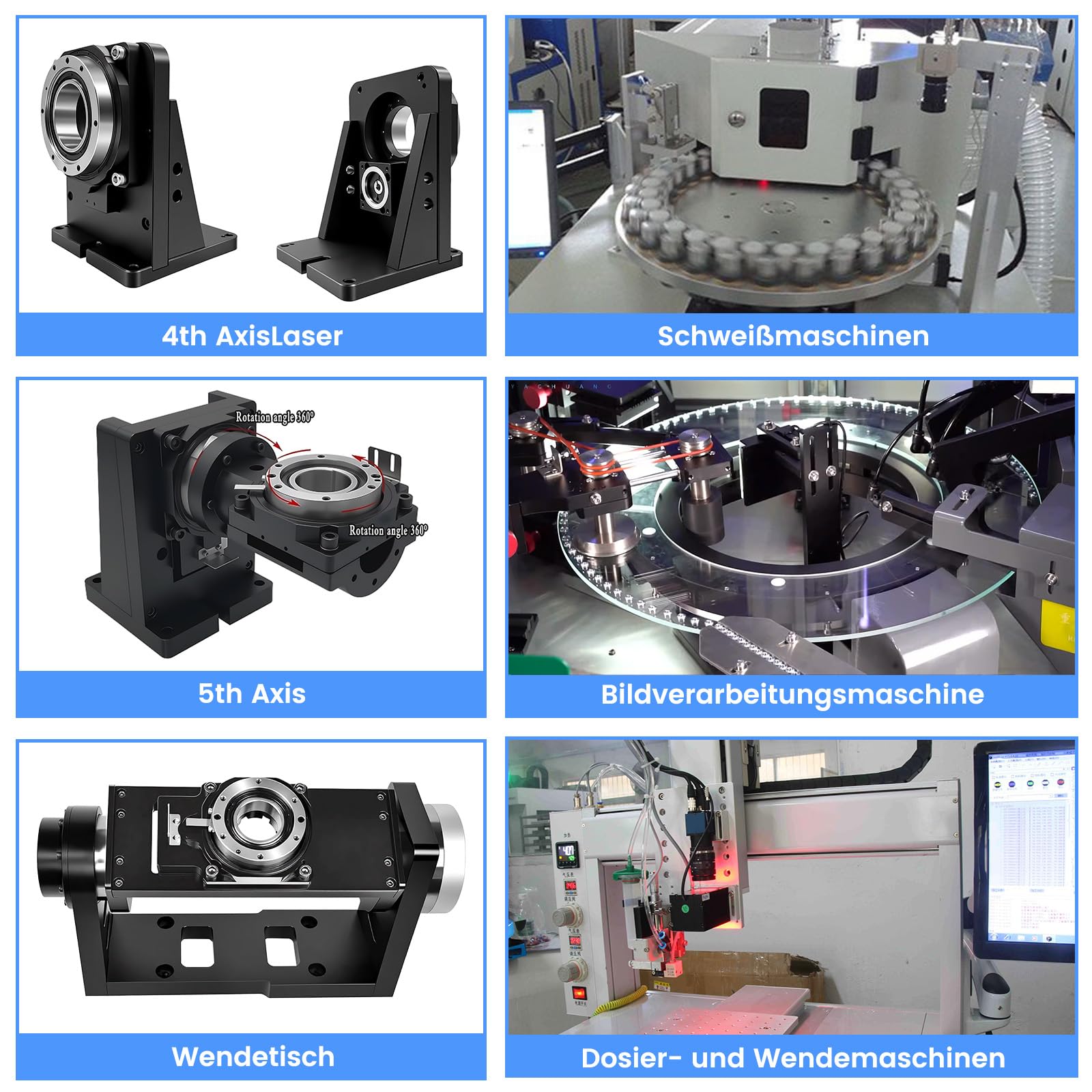 CNC Hohlwellen Drehtisch Untersetzung 10:1 360° Elektrischer Positioniertisch Ersatz für Direktantrieb Kurvenindexer Passend für NEMA 23 Schrittmotor &60mm Servomotor