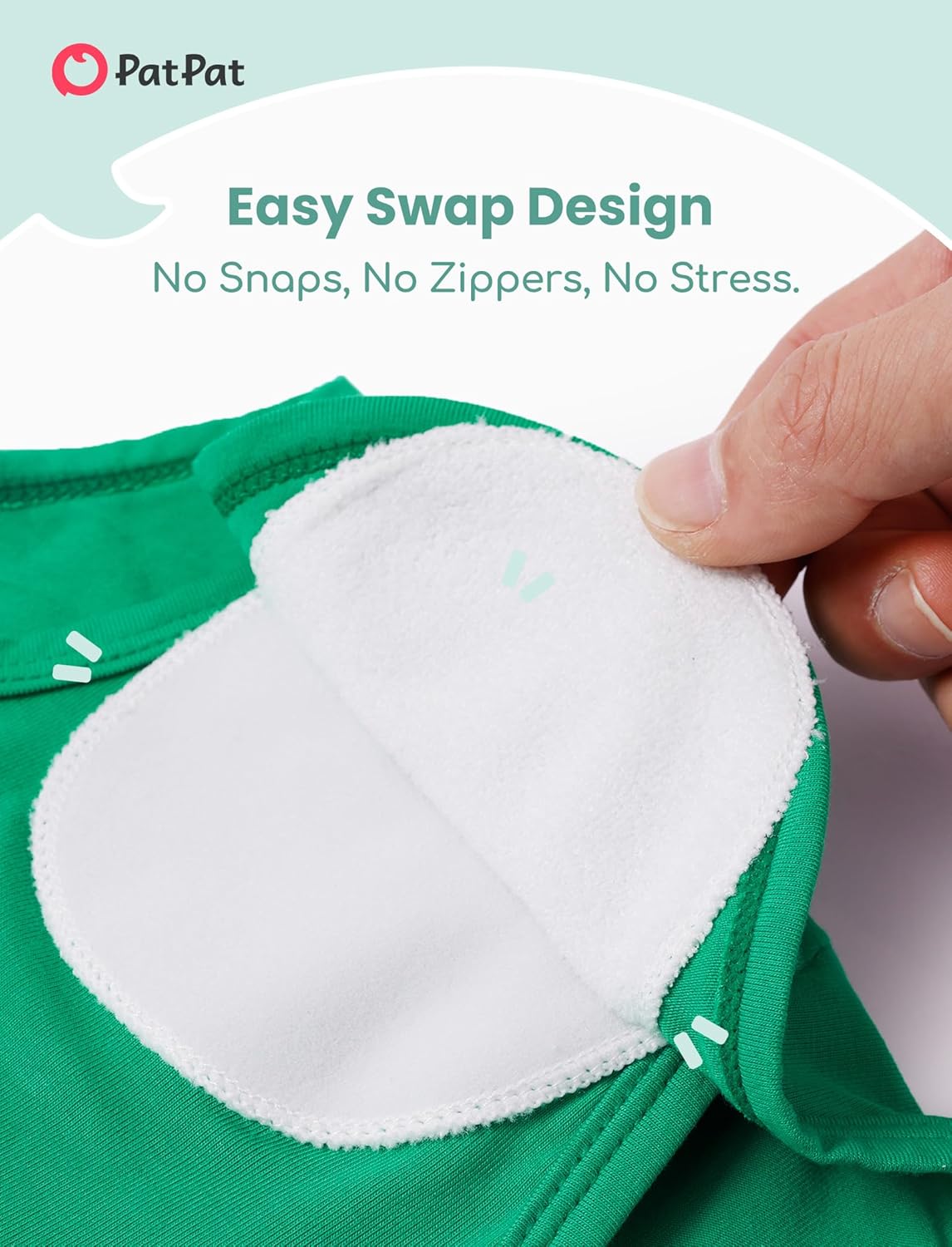 PATPAT Baby Snap Free/Snap Bodysuits Supersoft Bamboo Viscose - Short Sleeve Boys and Girls - Unisex Clothes 2 Pack