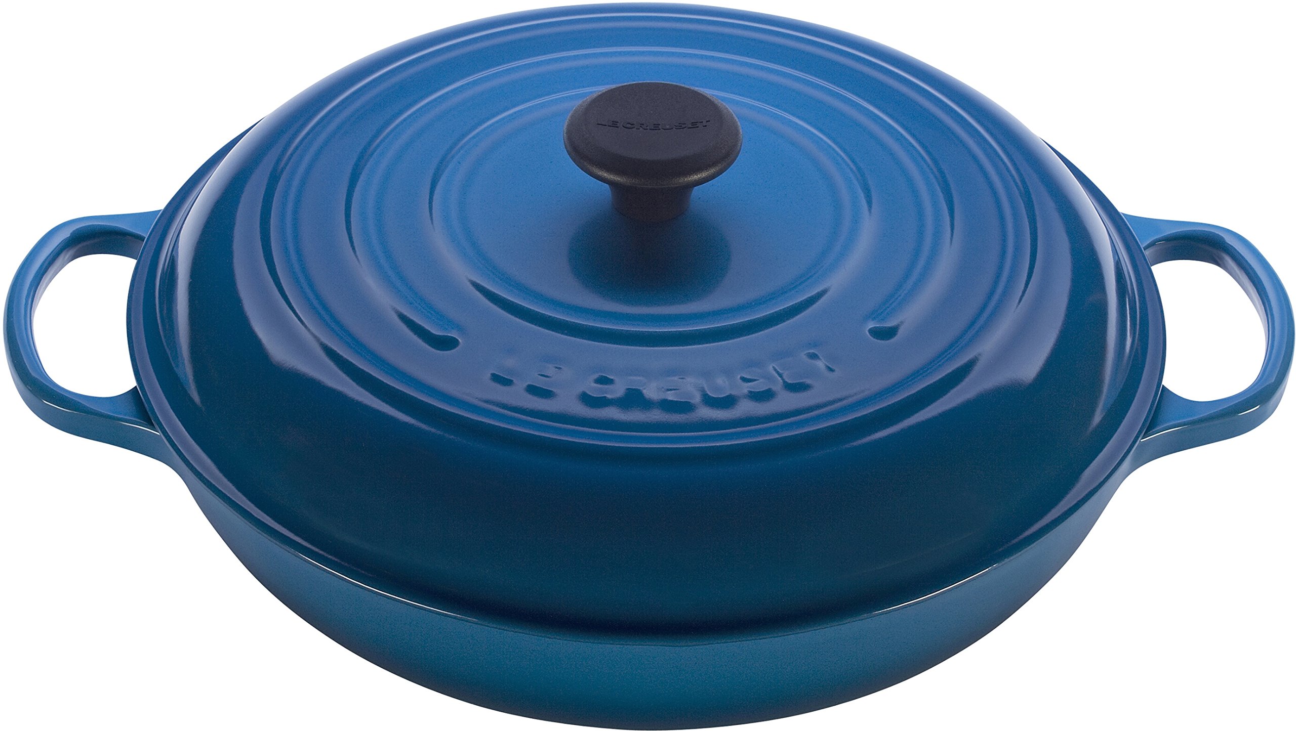 Amazon.co.jp: Le Creuset 特製エナメル加工鋳鉄製ブレゼ鍋 丸形 5