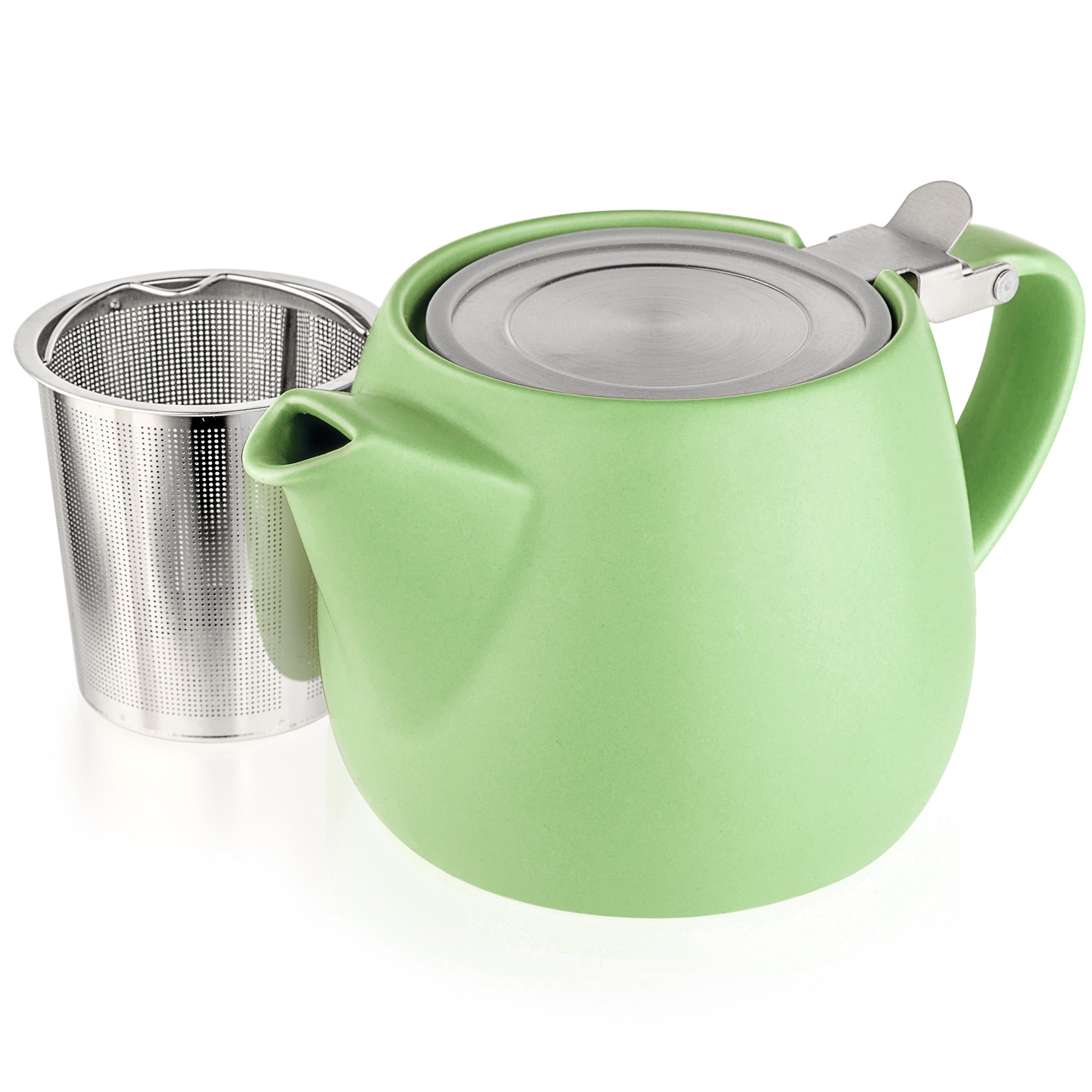Amazon.com | Tealyra - Pluto Porcelain Small Teapot Lime - 18.2