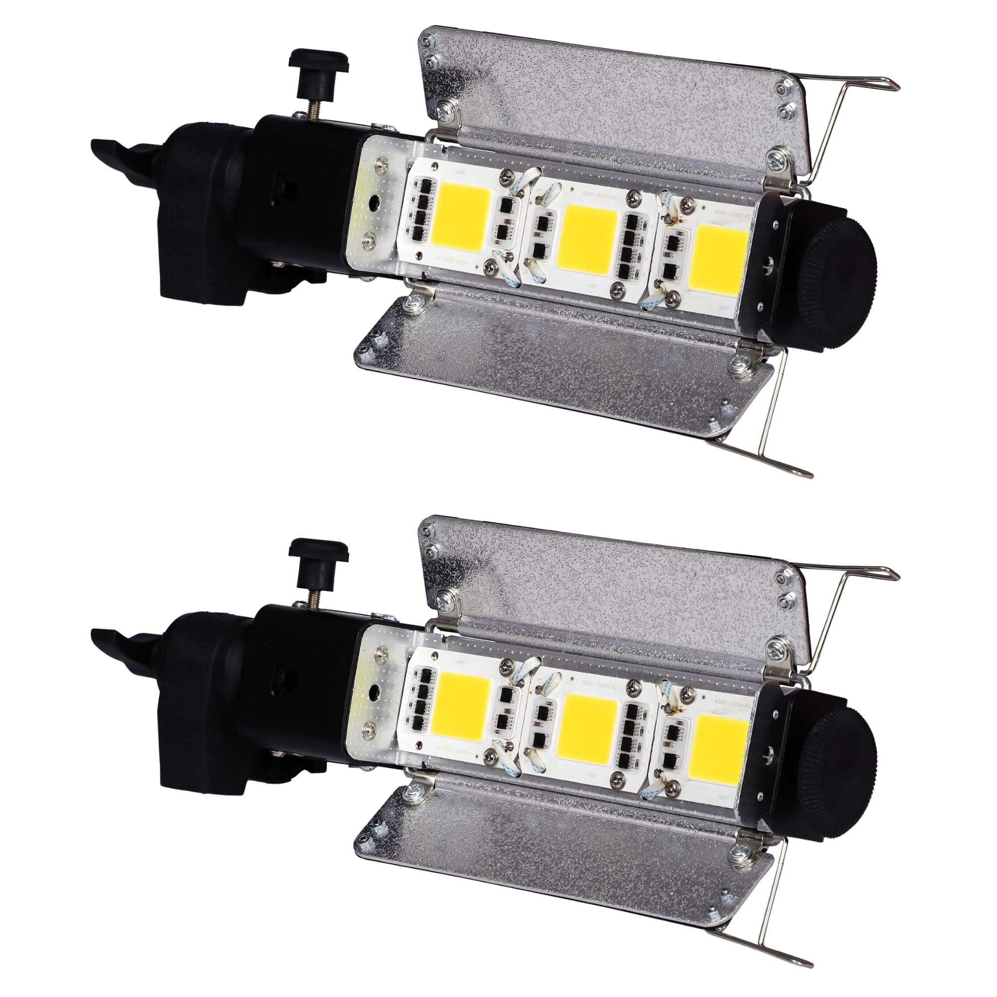 PICPRO All New Pair of Porta LED Light (2No.) high Intensity Low Power Consuming LED Panels -150W provitding Soft White Light for Phot Video Indoor Outdoor Studio Events