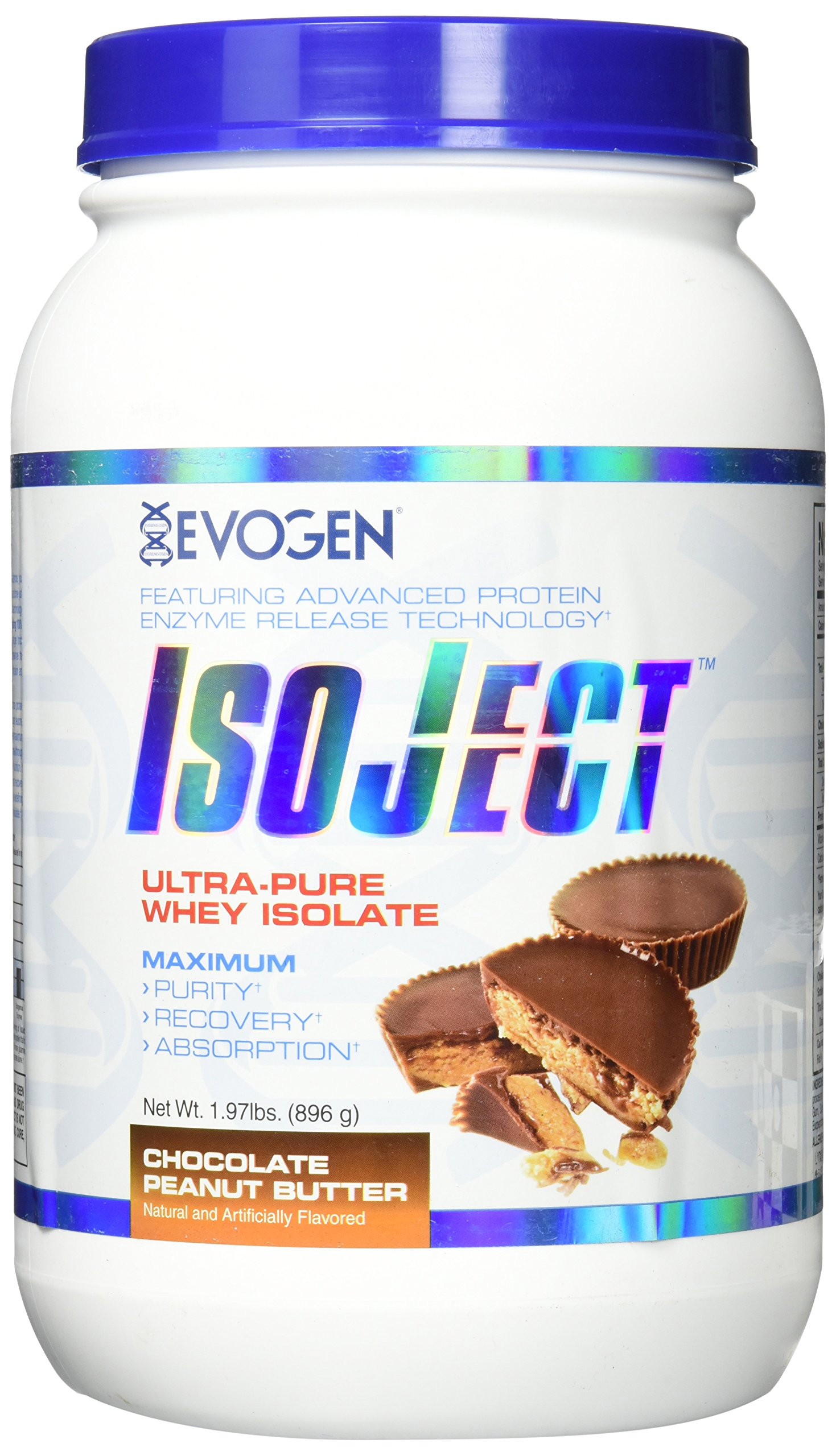 Buy Evogen Isoject 28 Servings Protein Powder, Choco Peanut Butter, 1. ...