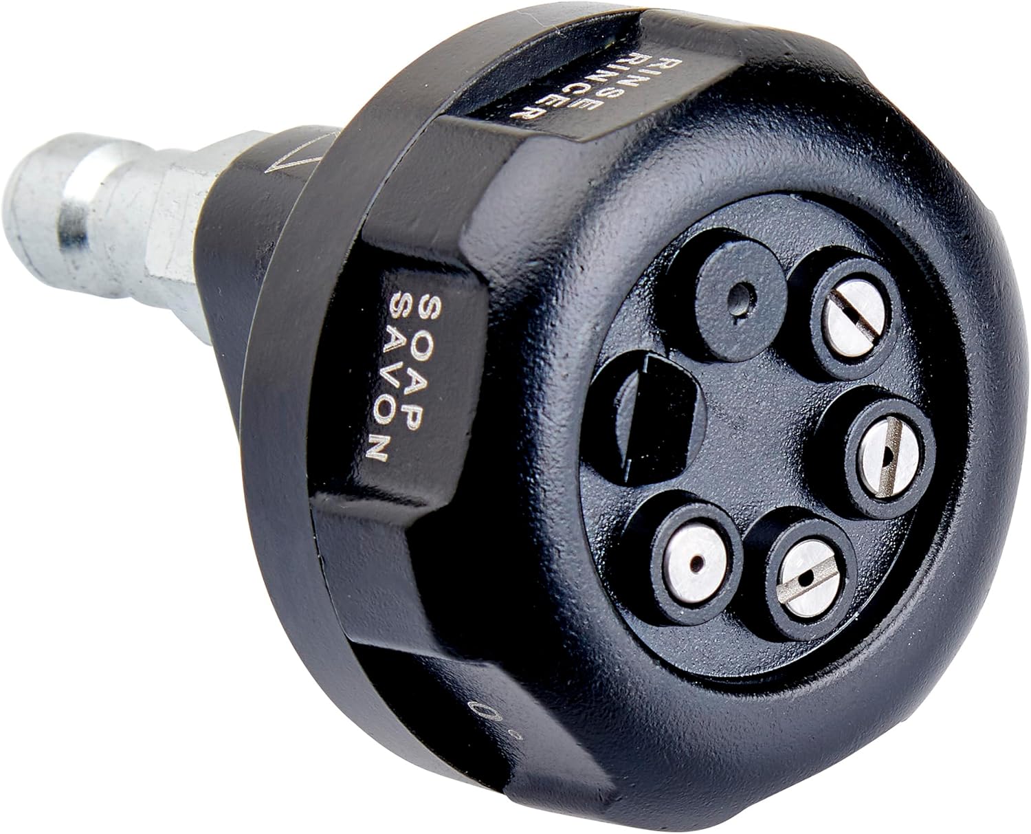 Underhill PowerBlast Pattern Master 6-in-1 Pressure Washer Nozzle – Quick Connect Multi-Pattern Spray Tip (0°, 15°, 25°, 40°, Soap, Rinse), Pressure Washer Nozzle for Cleaning Concrete, Brick & Siding