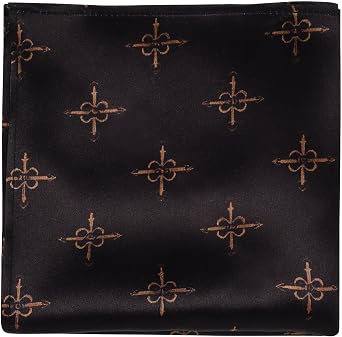 MANSPHIL Paisley Silk Pocket Square for Men, Suit Handkerchief for Tux Wedding Prom
