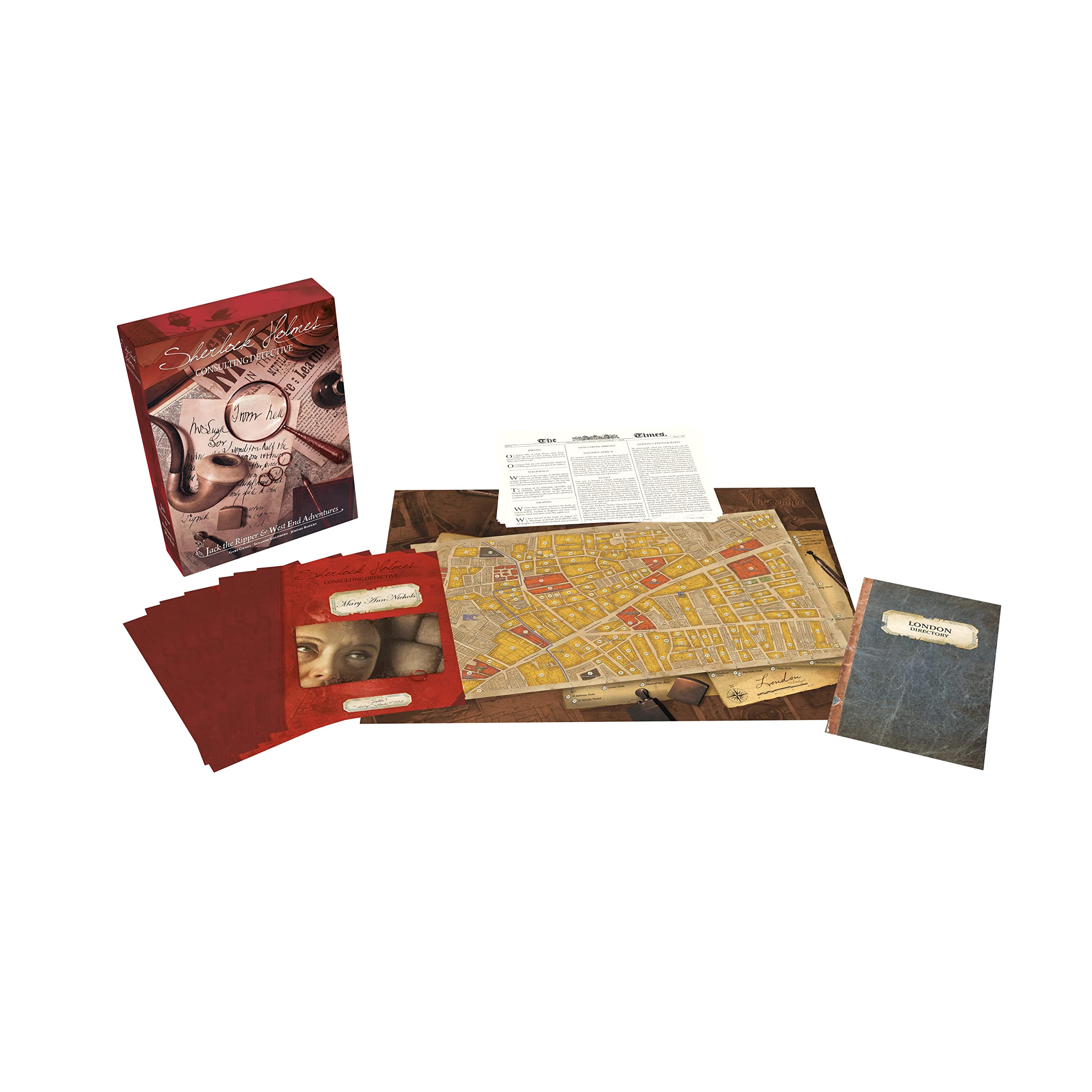 Asmodee - Sherlock Holmes Consulente Investigativo: Jack Lo Squartatore e Avventure nel West End & Sherlock Holmes Consulente Investigativo: I Delitti del Tamigi e Altri Casi
