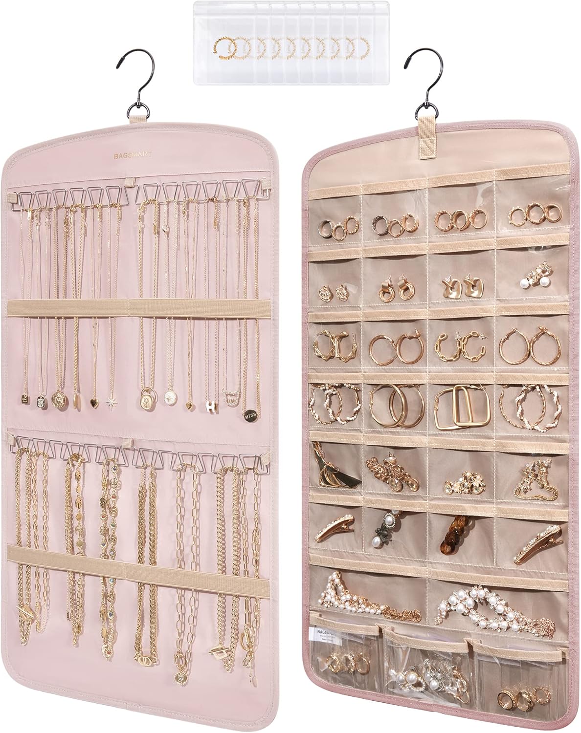 BAGSMART Hanging Jewelry Organizer, Necklace Holder Anti