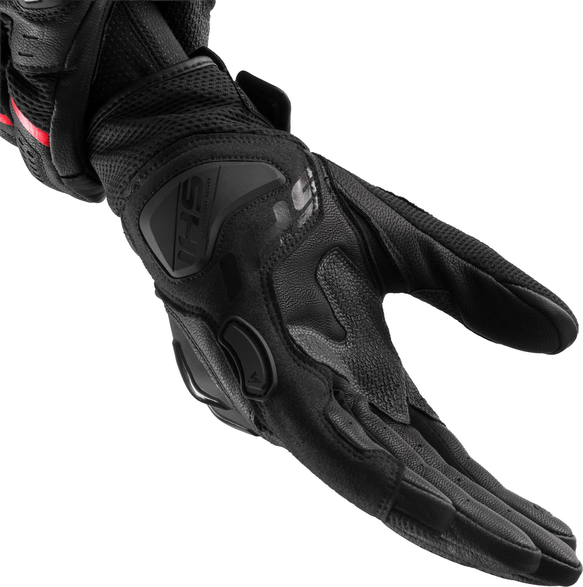 SHIMA Spark 3.0 Rękawice motocyklowe, czarny/czerwony, S