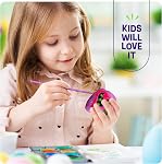 Kit de peinture pour enfants Rock - Glow in The Dark - Arts & Cadeaux de Noël pour les garçons et les filles 4-12 ans - Trousses d'activités artisanales - Jouets d'art créatif pour 4, 5, 6, 7, 8, 9, 10, 11 & 12 Les enfants de l'année (Glow in the Dark)