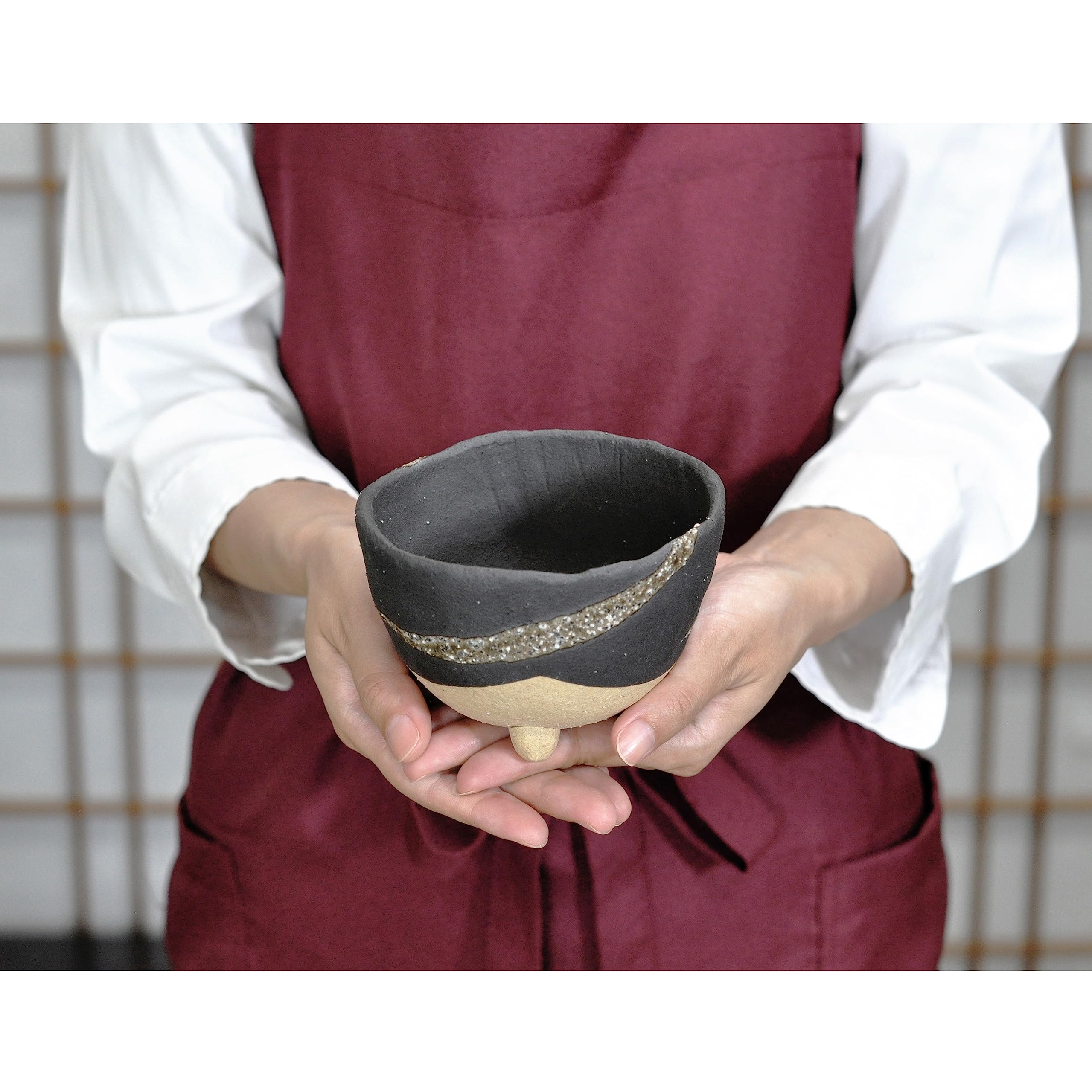 Amazon.co.jp: 盆栽妙 植木鉢 陶器鉢 盆栽鉢 山野草鉢 4号