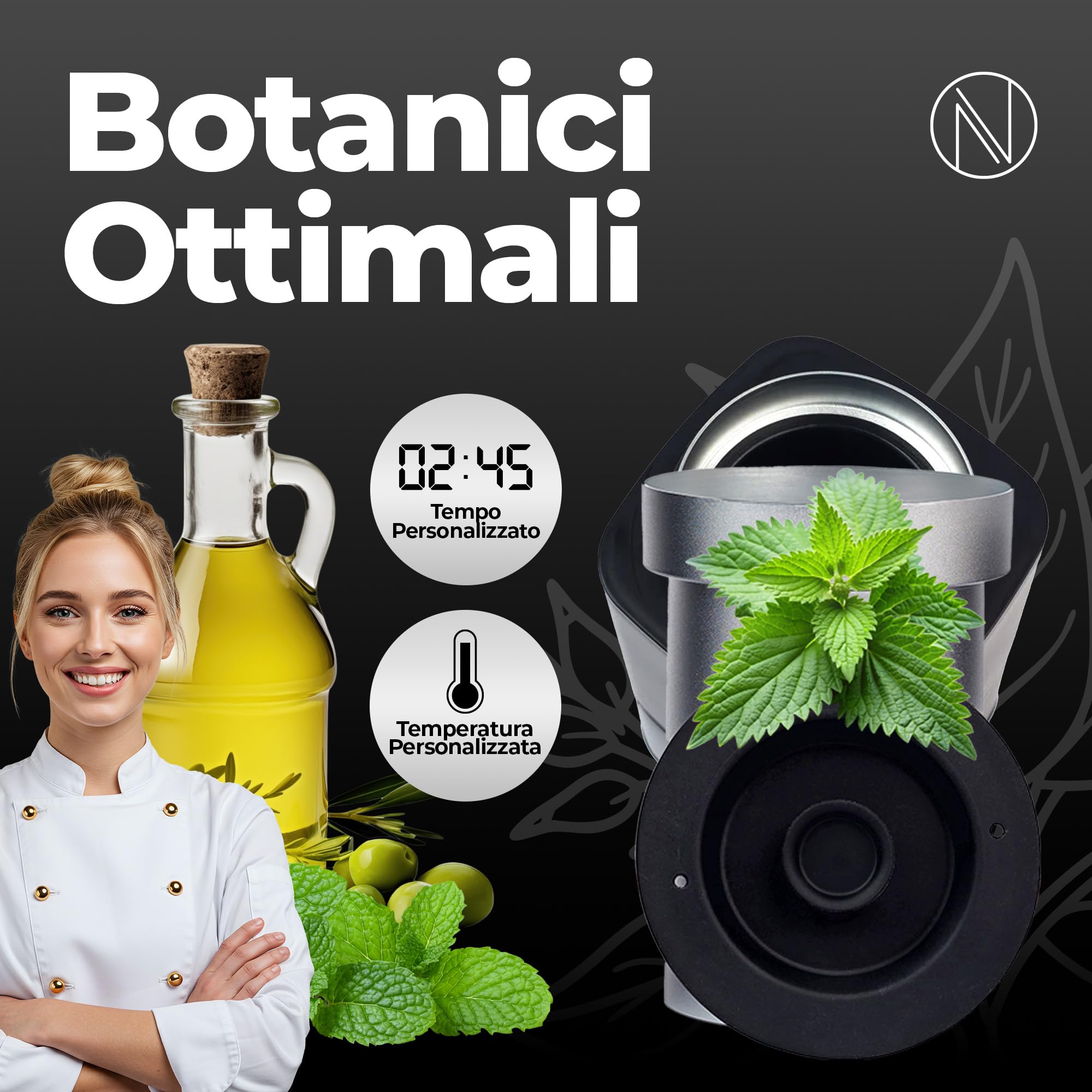Nebula Decarbossilatore E Infusore Boost | Senza Sprechi | Nero | Attivazione Di Erbe E Infusione | Macchina Per Il Burro E Apparecchio Per La Preparazione | Coperchio Dal Design Migliorato