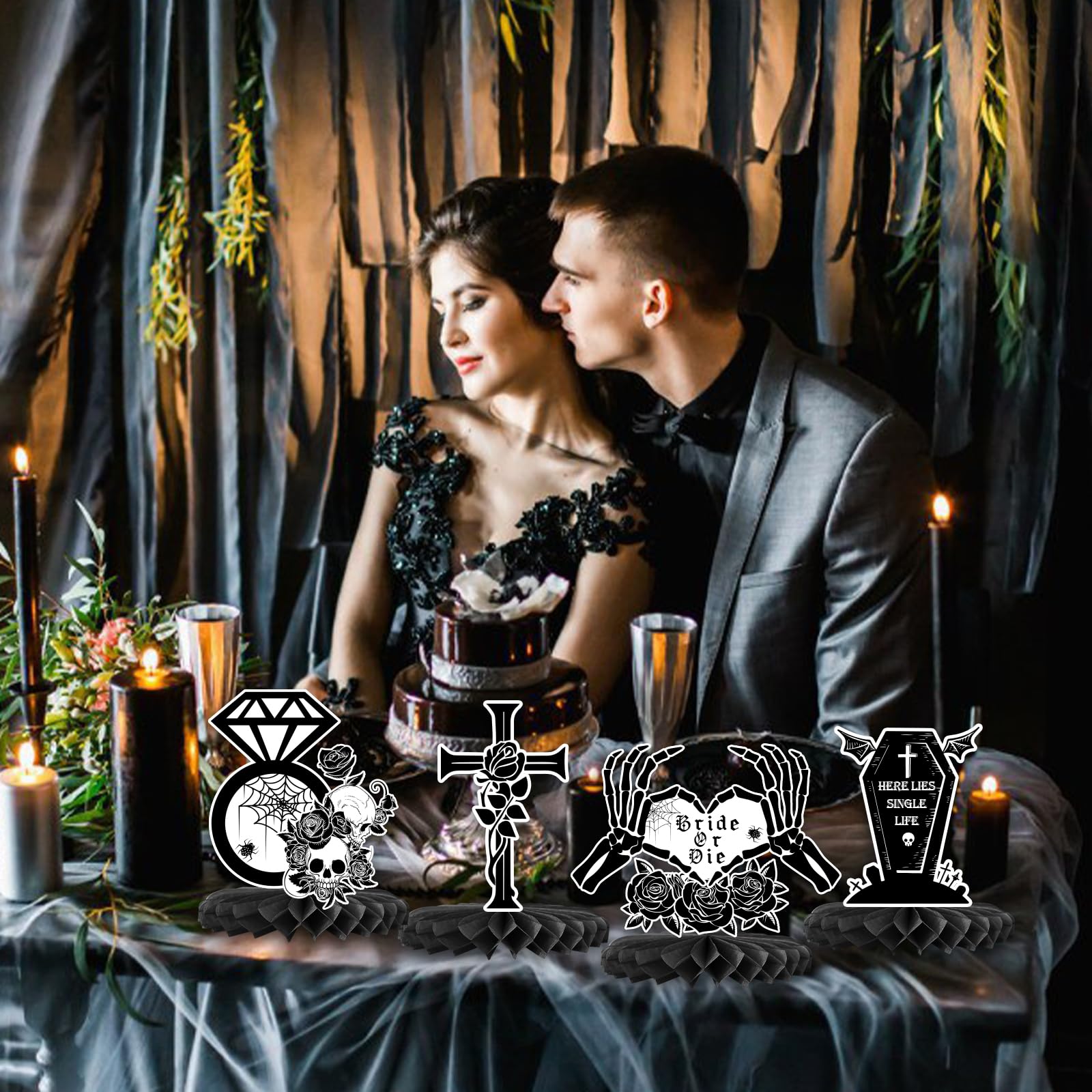 Halloween Bachelorette mariée ou coupe jusqu'à la mort, thème