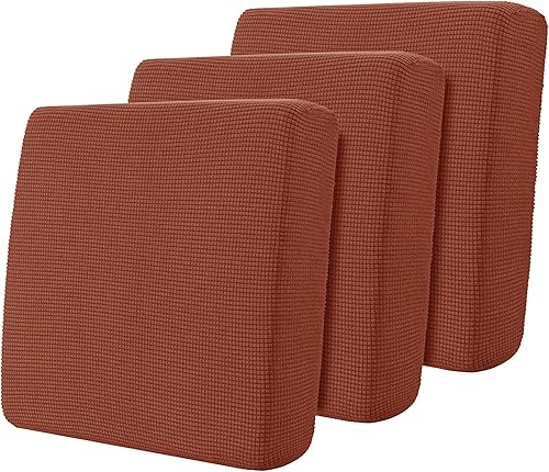 Miniatura 21 de Hokway Funda elástica protectora deslizante para cojines/sofá Blanco cremoso,camello (Camel new),Azul oscuro,verde azulado,Negro