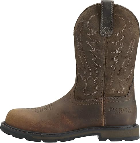 Miniatura 2 de Ariat Groundbreaker Steel Toe Work Boot Mens Wide Calf, Western Work Boots