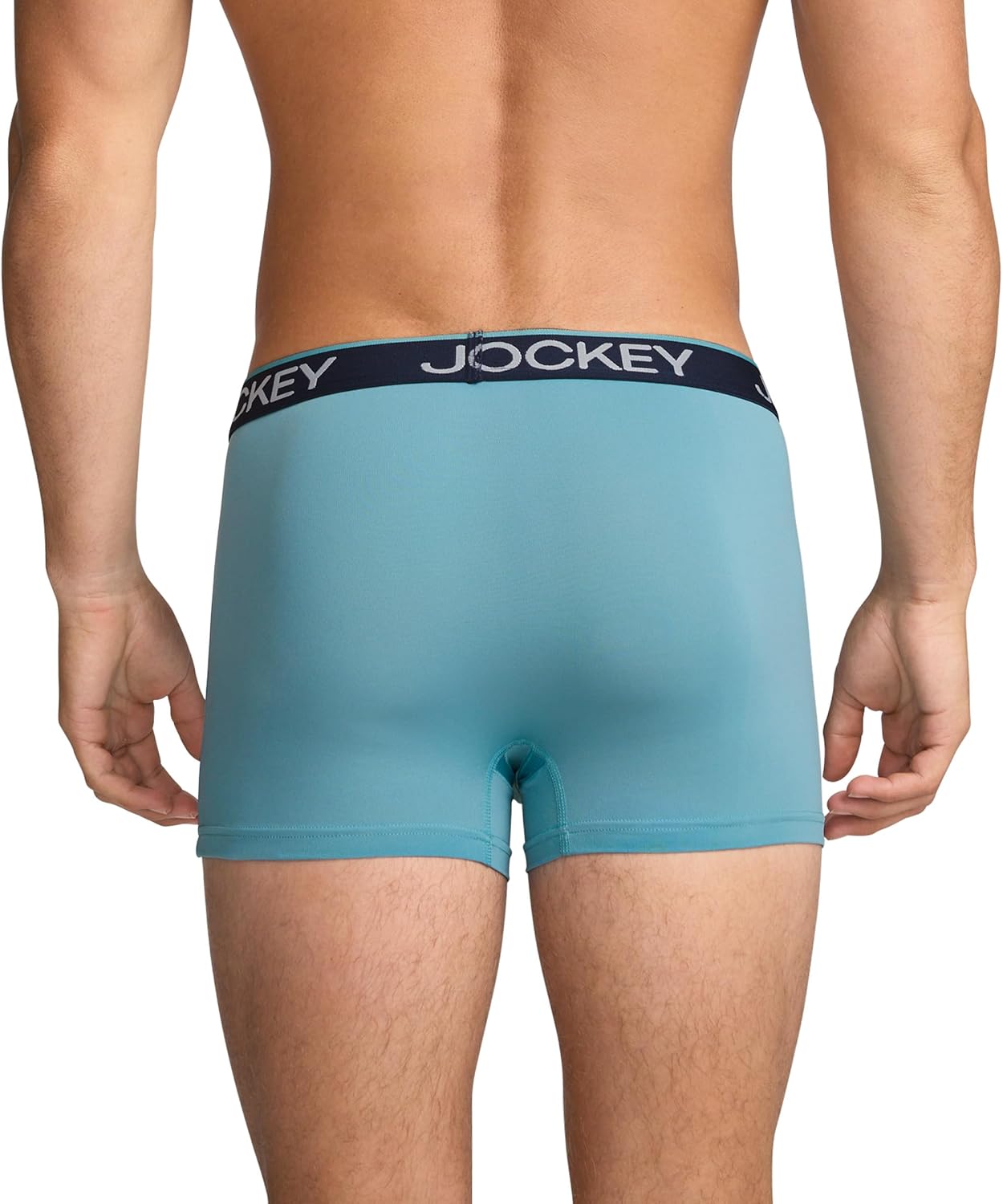 Jockey Men's Underwear Chafe Proof Pouch Microfiber 3" Trunk - 3 Pack