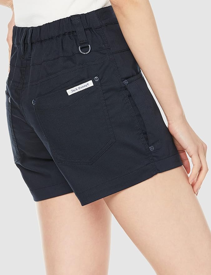Amazon | [ジャックバニー] ゴルフハーフパンツ (デニムライク