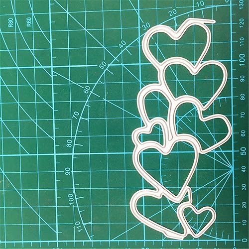 Miniatura 7 de Troqueles para álbumes de recortes, troqueles de corte de metal con borde para hacer tarjetas, plantilla de perforación de manualidades de papel,