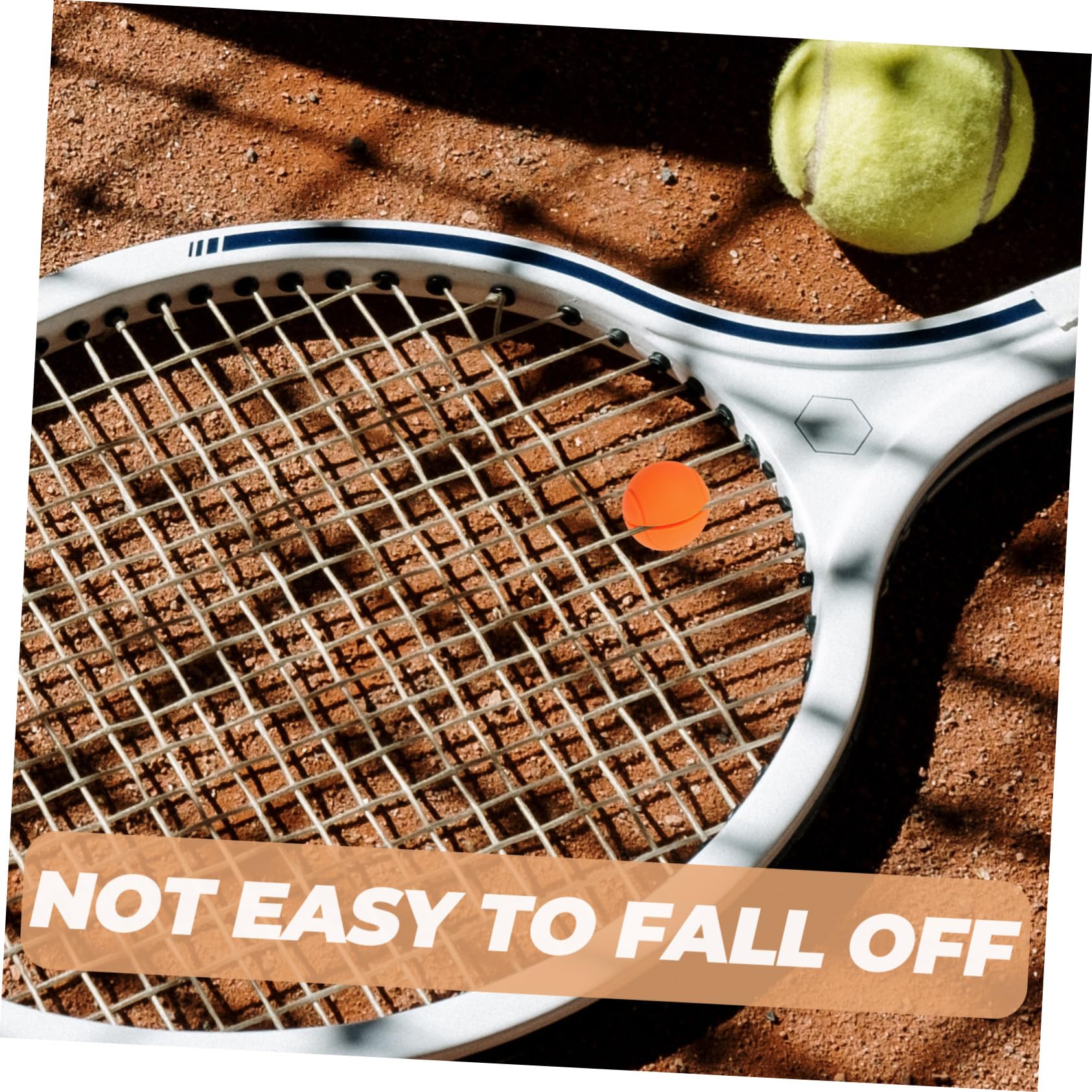 BESTonZON Tennisschläger Tennisschläger Absorber Schlägerdämpfer Kleiner Dämpfer Tennis Shocking Absorber Tennis Stoßdämpfer Tennis Zubehör Kunststoff
