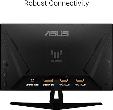ASUS TUF Gaming 27 4K HDR Monitor (VG27UQ1A) 160Hz, 1ms, Extreme Low Motion Blur Sync, NVIDIA G-SYNC Compatible, AMD FreeSync Premium, 95% DCI-P3, DisplayWidget,