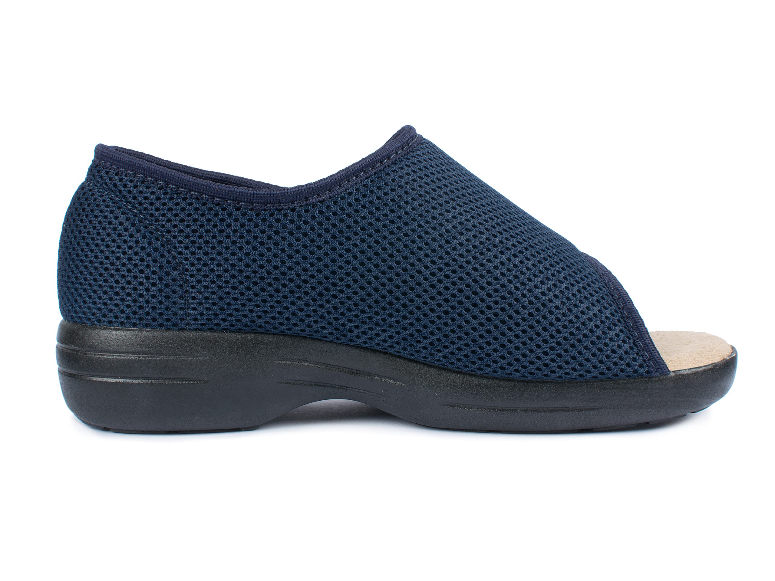 Aerosoft Sandalia de rehabilitación Stretch 14 para mujer y hombre, cierre de velcro, ancho G-H, antideslizante