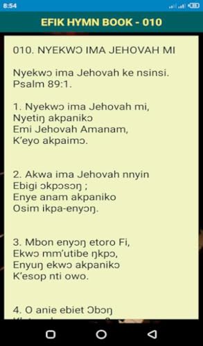 Efik Hymn Book