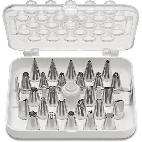 29-Piece Ateco Piping Tips Set: Elevate Your Cake Decor