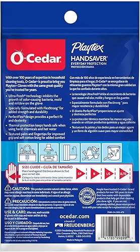 Miniatura 8 de Playtex HandSaver Rubber Gloves for Kitchen and Household Cleaning 3 Pairs