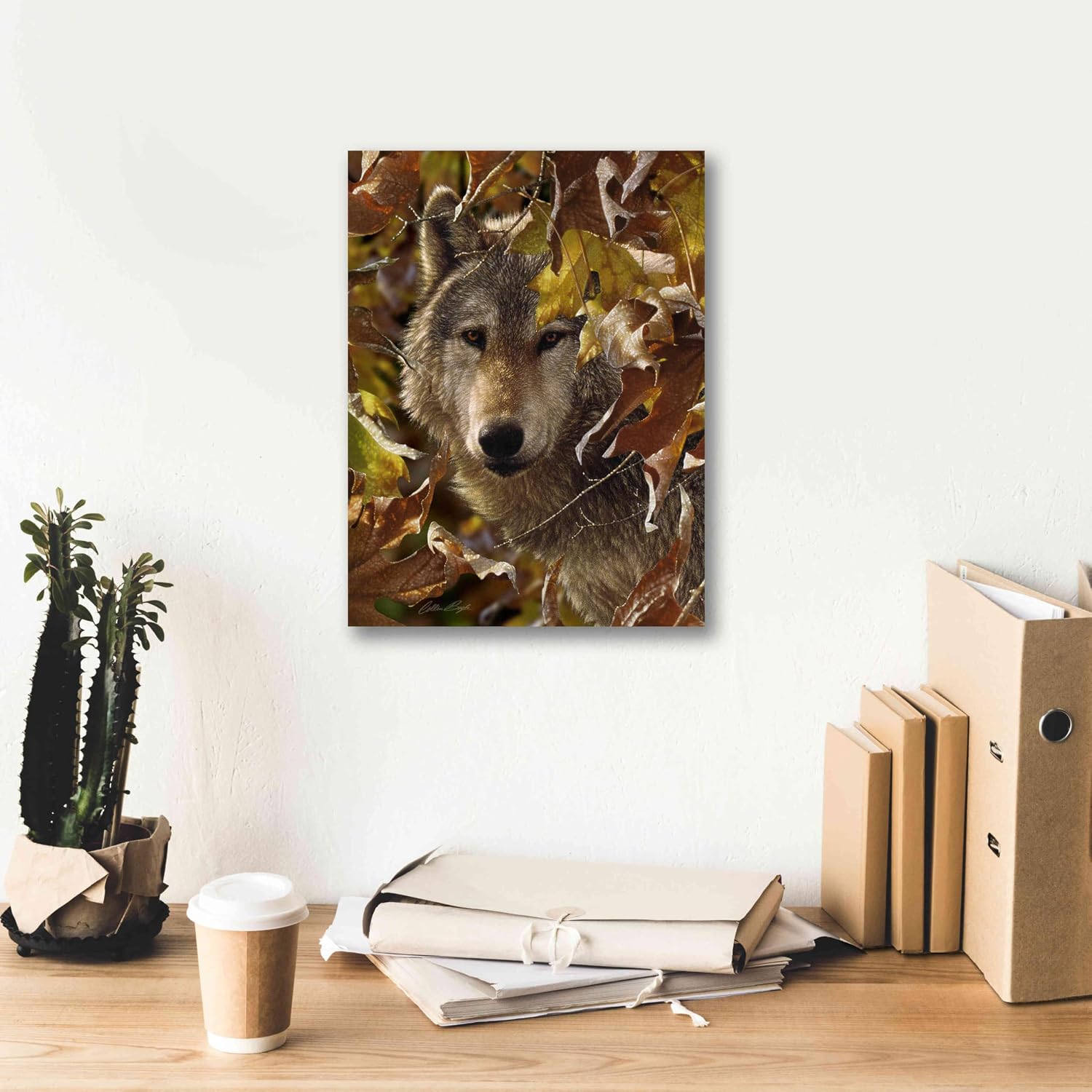 Epic Graffiti 'Autumn Shadows' by Collin Bogle, Canvas Wall Art, 12"x16"