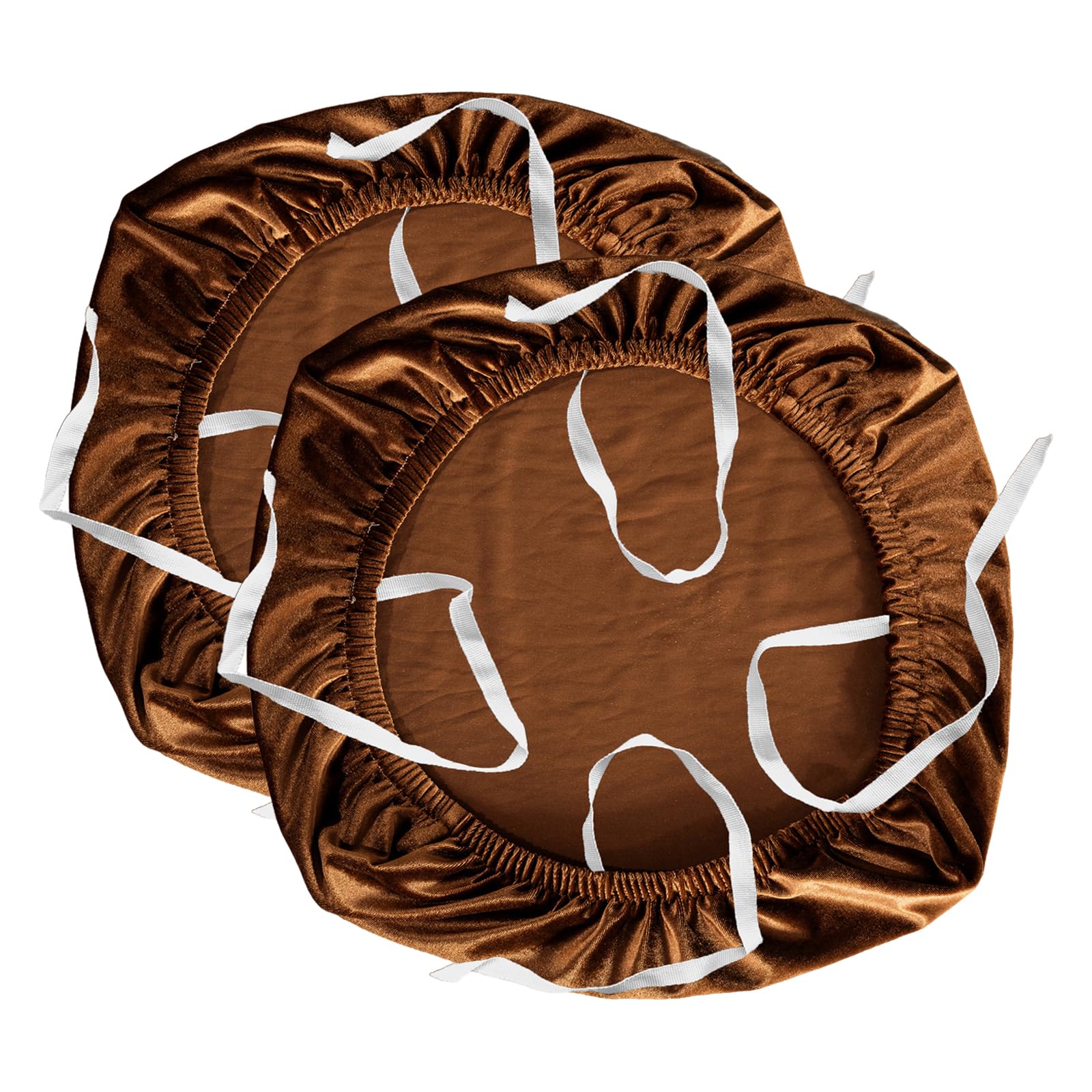 Yikko Velvet Chair Seat Cusion Covers for 14.96-18.89 Inch Office Computer Chair Covers, with Straps Washable Slipcovers Protector, Home, Dining Room