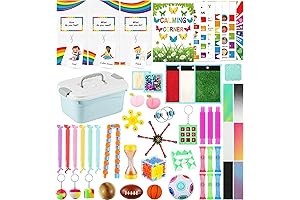 Calm Down Corner Essentials Kit for Restoring Peace in Classrooms or Homes