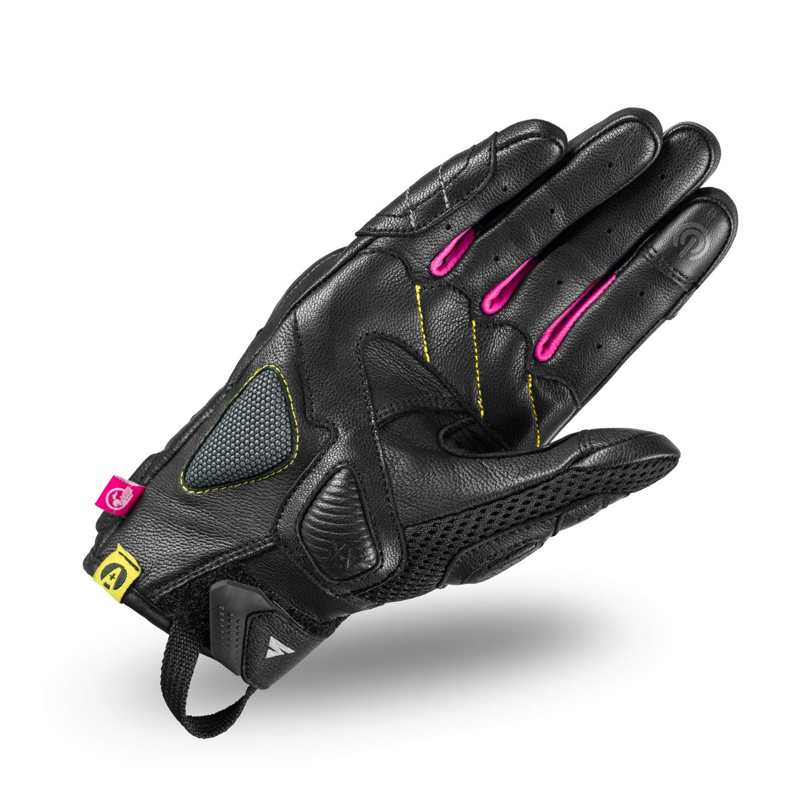 SHIMA Rush Lady Guantes Moto Mujer - Guantes Transpirables, Reforzados, Ciudad, Verano, Touchscreen con Protector Nudillos