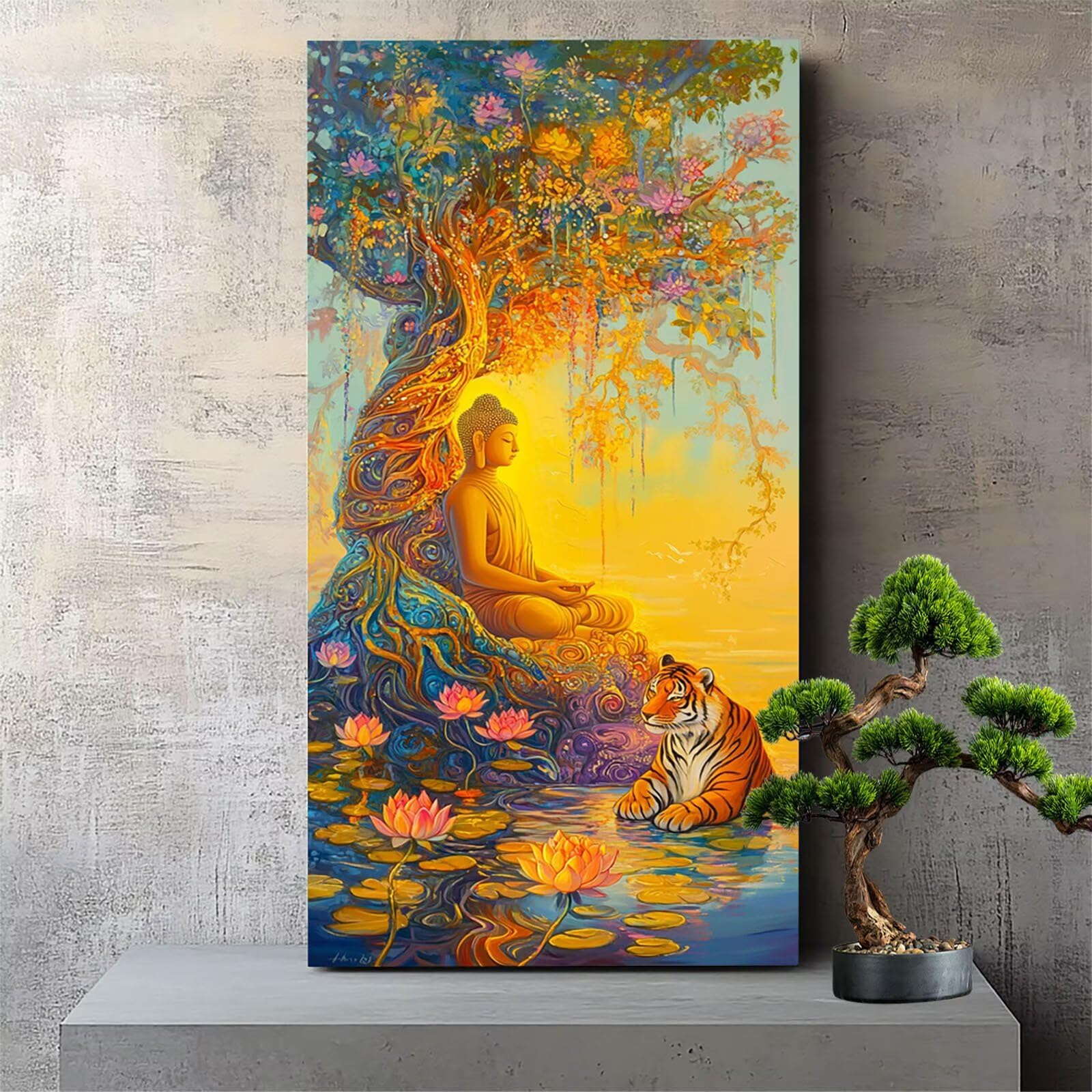 Amazon.com: Zen Paint by Numbers kit for Adults, Color by Numbers