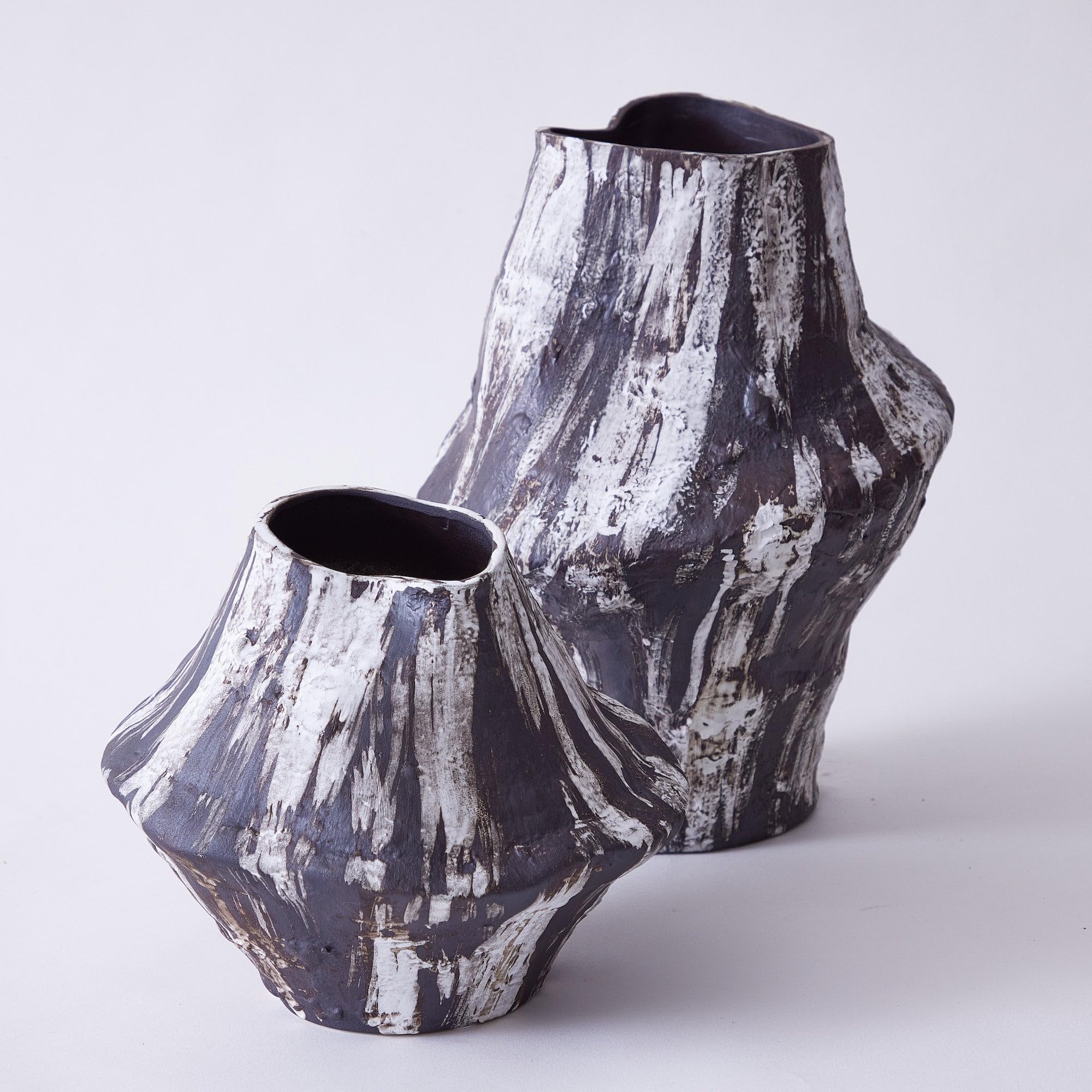 Amazon.co.jp: PATINA 陶器 フラワーベース オブジェ 高さ30cm