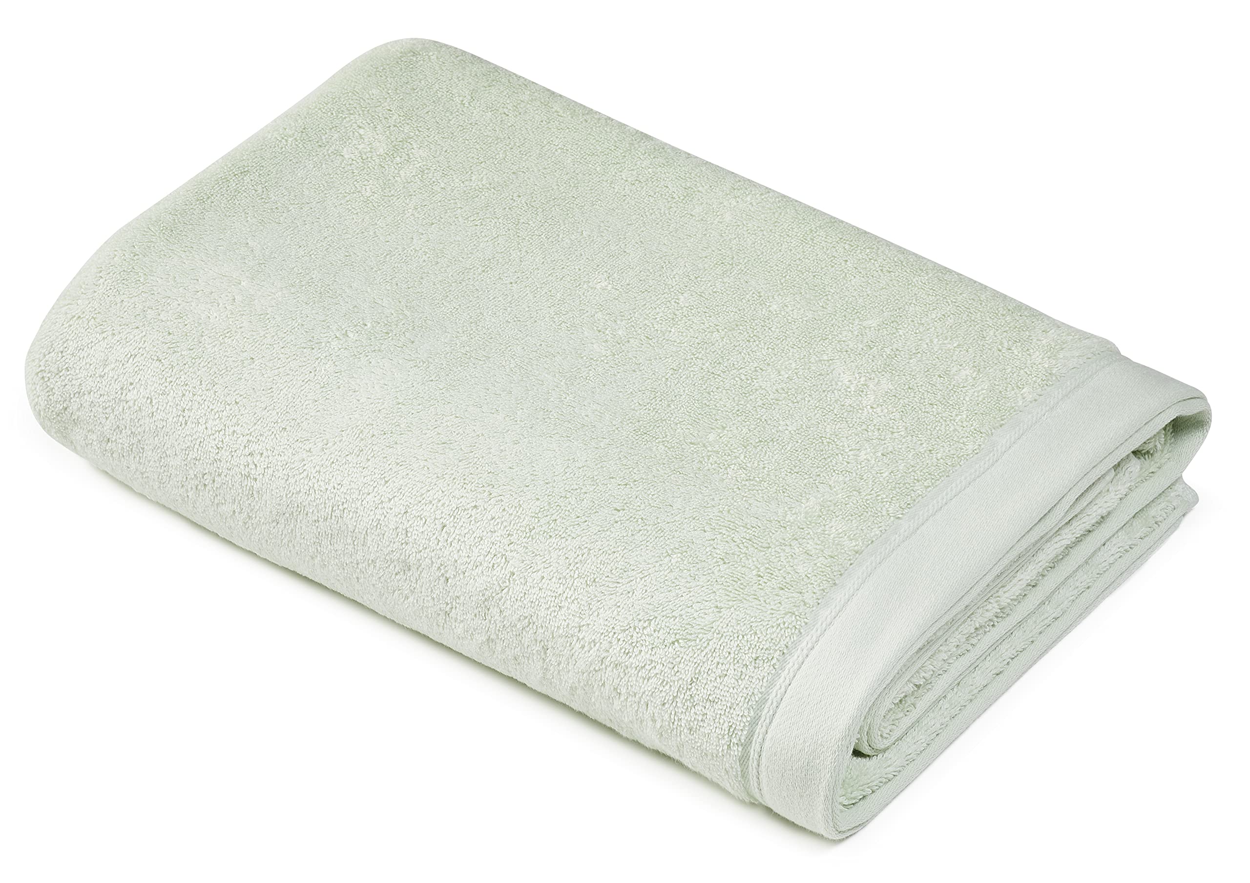 Sowel® Toalla de Baño Premium de 100 x 150 cm, Toalla de Mano de 100% Algodón Orgánico, Fabricada en Portugal, Color Menta