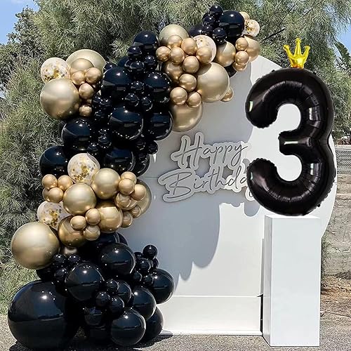 Miniatura 10 de Gifloon Globo número 2 con corona, globos de número grande de 40 pulgadas, suministros de decoración de fiesta de segundo cumpleaños, decoración de