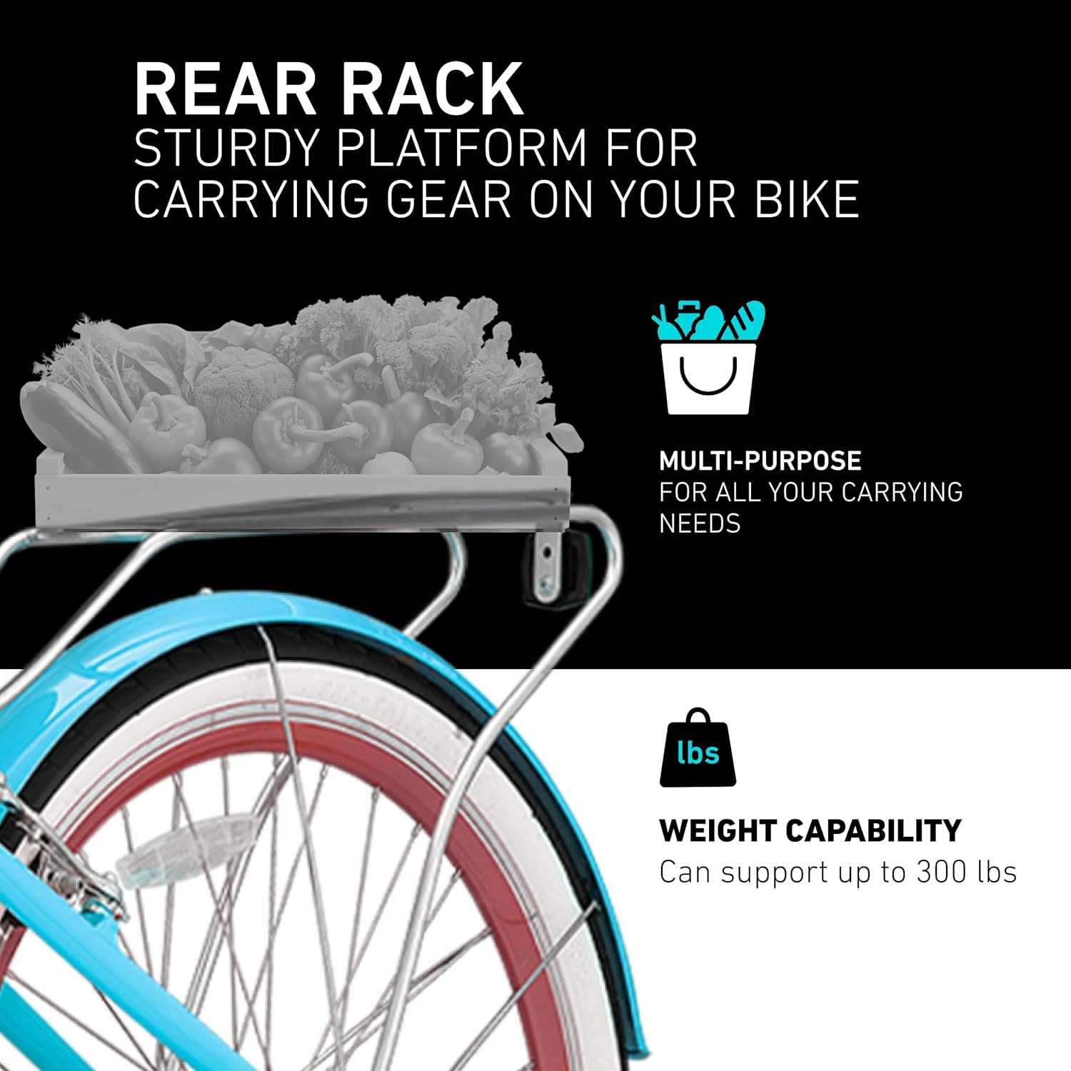 sixthreezero EVRYjourney Women's Beach Cruiser Bike, Step-Through Touring Hybrid Bicycle