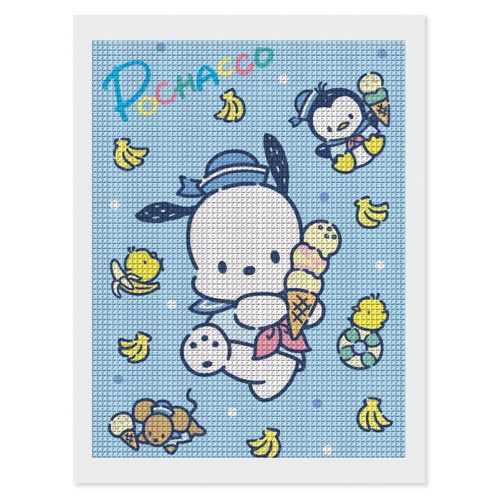 Amazon.co.jp: ポチャッコ ダイヤモンドアート 四角いビーズ