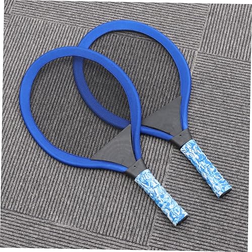 Miniatura 3 de Toddmomy 1 par de juguetes de playa playa pelota de tenis conjuntos de regalo para niños conjunto de bádminton traje de sudor al aire libre raqueta