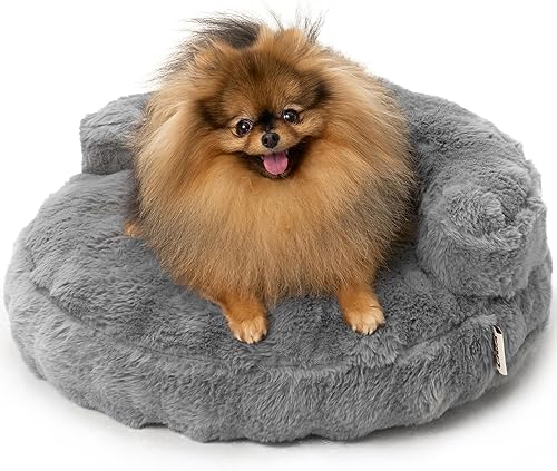 Miniatura 26 de EHEYCIGA Cama para perro de tamaño mediano, sofá esponjoso para perros pequeños con funda extraíble lavable, sofá para mascotas, impermeable y Negro