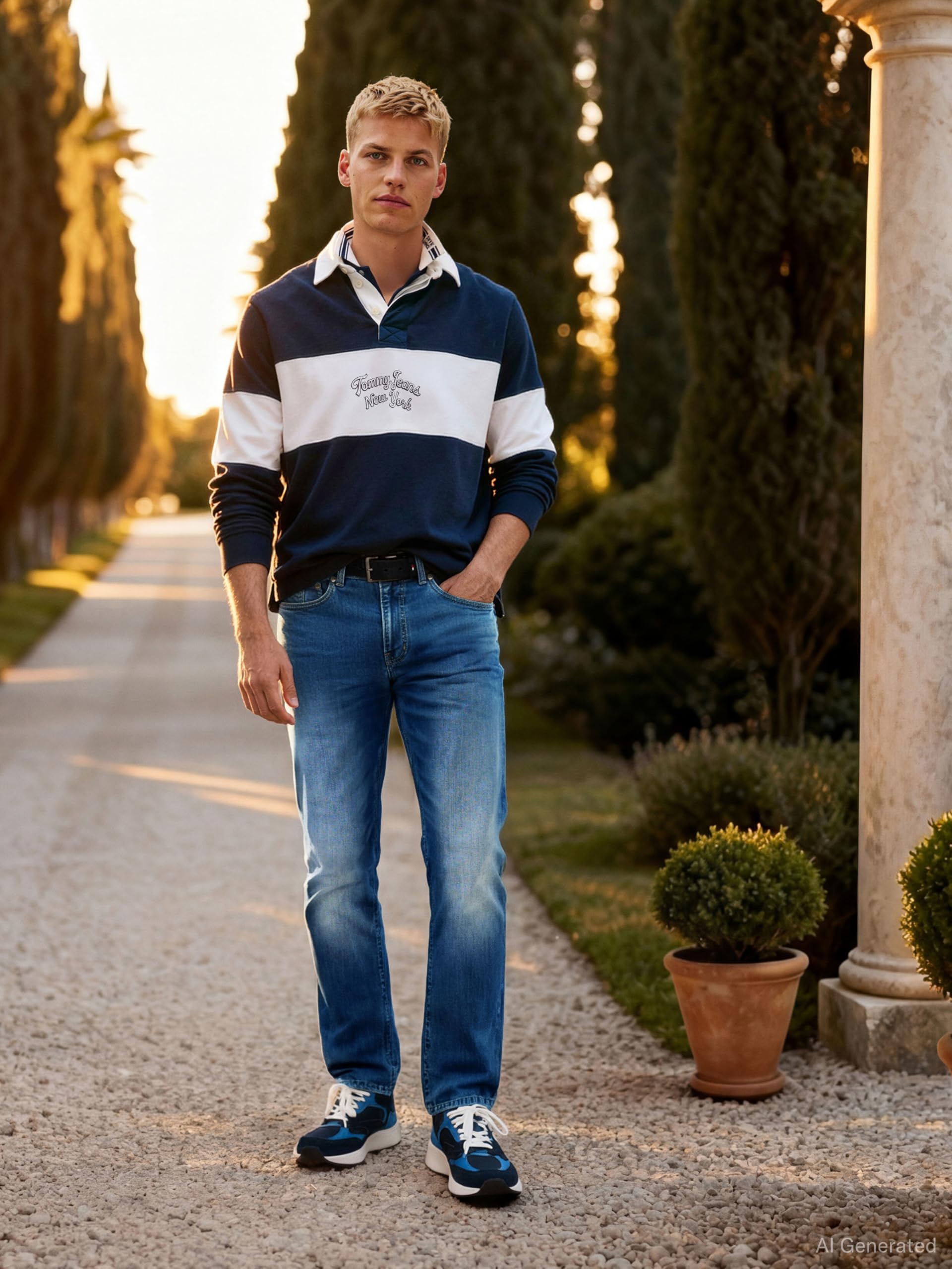 Tommy Jeans Herren Jeans Hose Ryan Slim Stretch