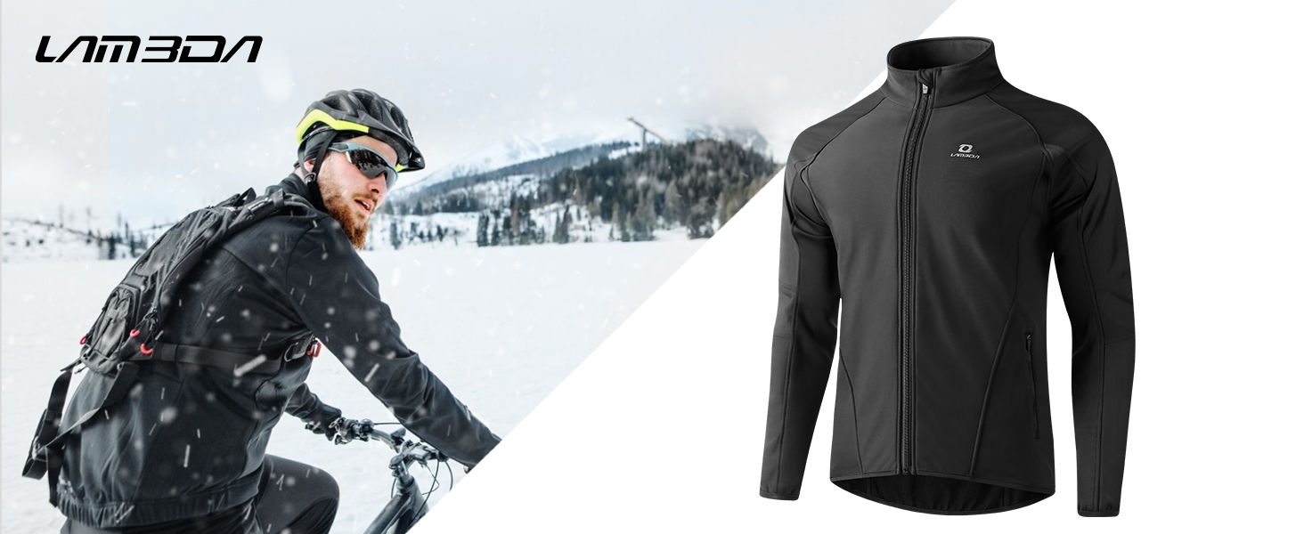 Giacca da ciclismo da uomo Maglia da bici in pile termico