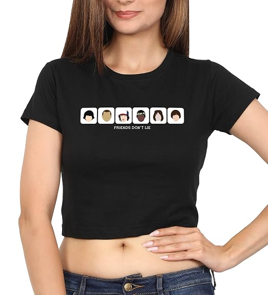 Half Sleeve Crop-Top 