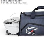 Lourds BJJ Sac à dos & Sac à dos dans 1 - Grande poche pour sweaty Gi, Rashguards, ou chaussures - Sac de gym parfait pour Jiu Jitsu brésilien, Arts martiaux, Boxe, MMA, C'est du kickboxing, Muay Thai.