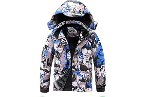 Boy's Waterproof Ski Jacket Size 16: Warm Winter Snow Coat