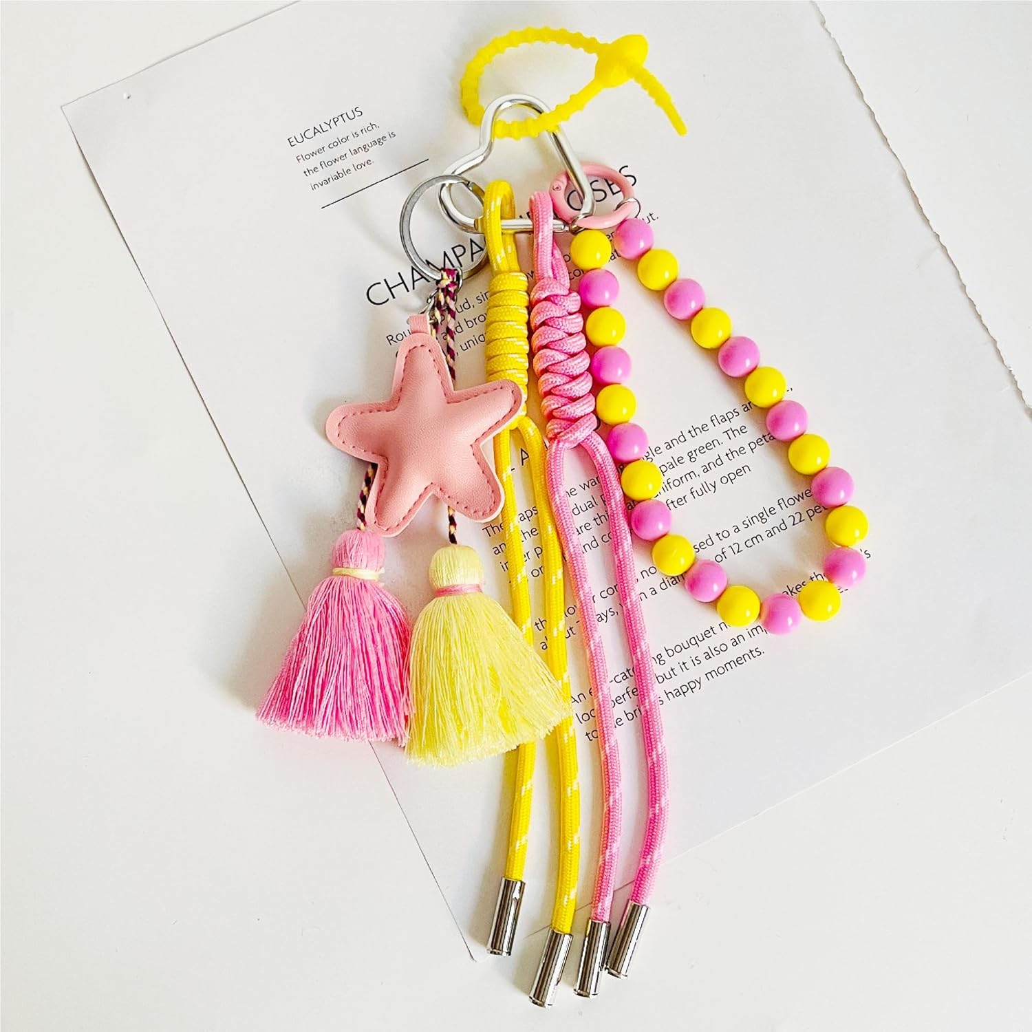 QTMY Cute Puppy Rope Braided Keychain Bag Charms for Handbag Purse Backpack Accessories for Bogg Bag,945 - Image 2