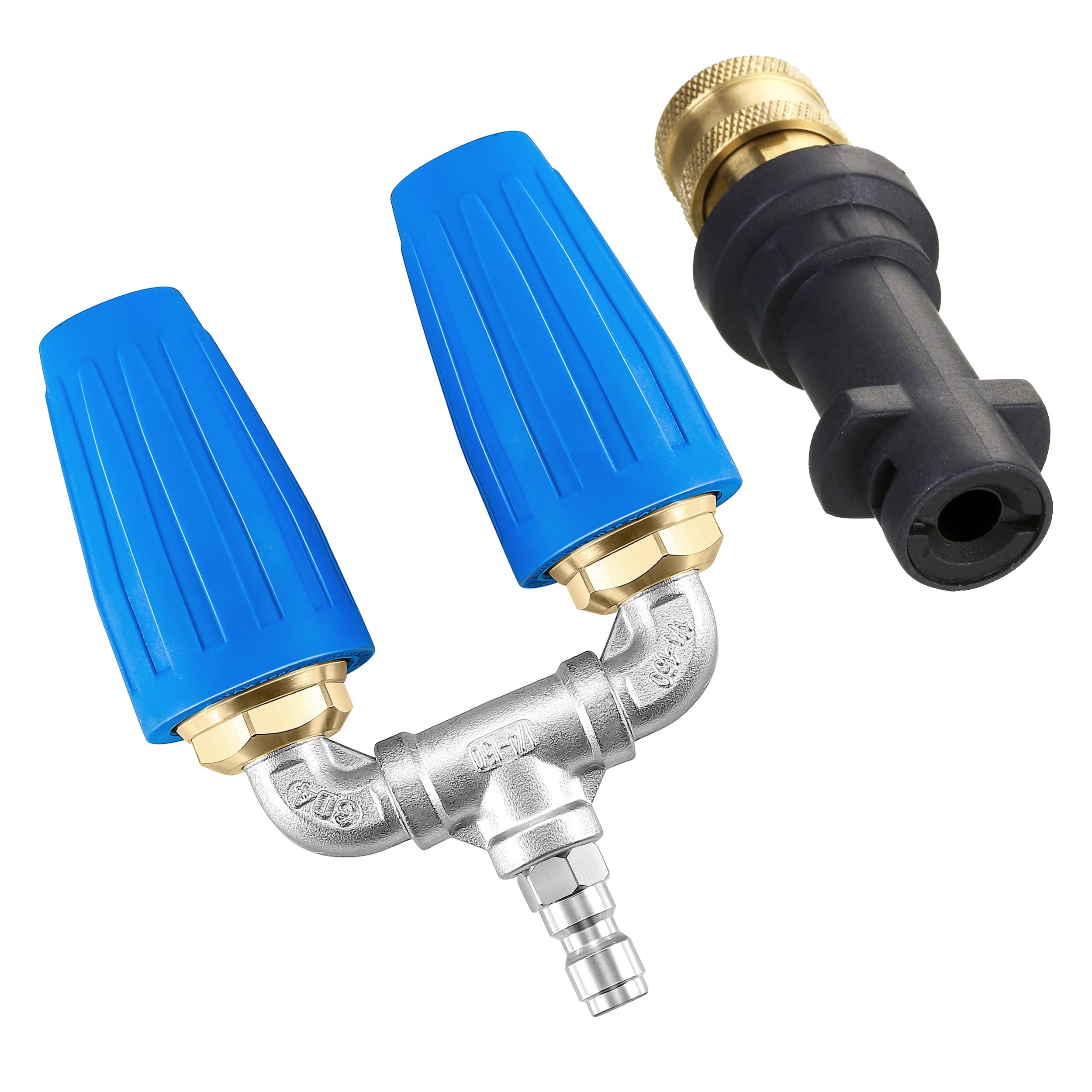 M MINGLE Set di ugelli Dual Turbo, compatibile con Kärcher K2-K7, 4-6 GPM